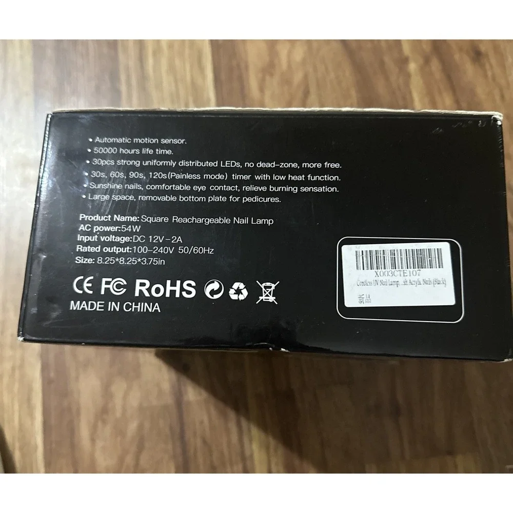 Belle UV/LED‎ Rechargeable Nail Lamp With Original Box